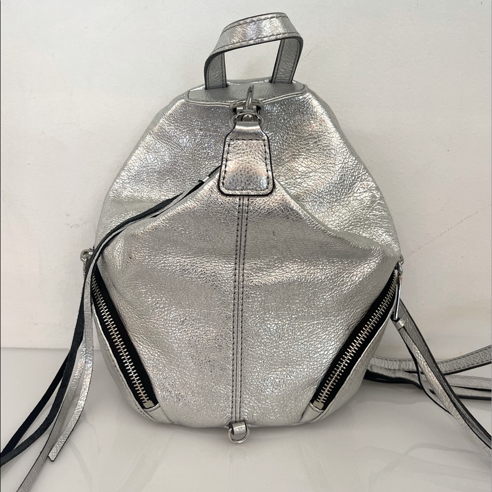 Rebecca Minkoff Silver Backpack